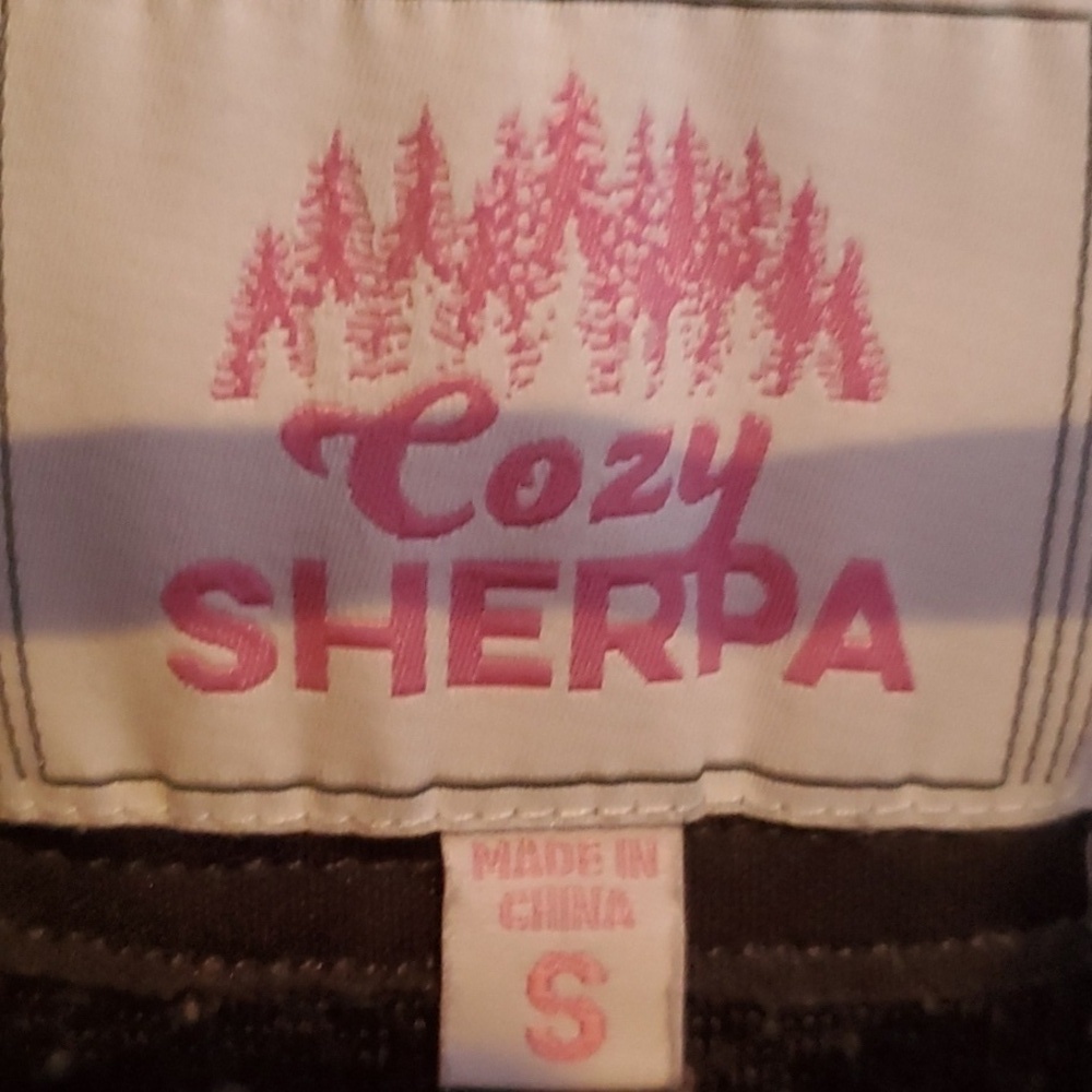 Cozy Sherpa sweatshirt gray size small - Picture 2 of 11